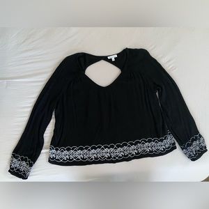 Patrons of Peace Black Blouse (M)